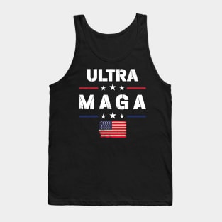 Ultra Maga Proud Ultra-Maga American Flag Tank Top